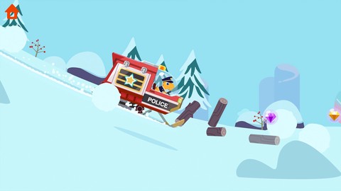 儿童恐龙警车图2