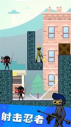 火柴人枪战射击图1