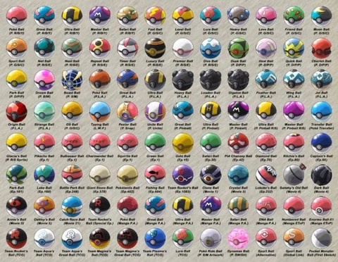 神奇宝贝有什么精灵球[图1]