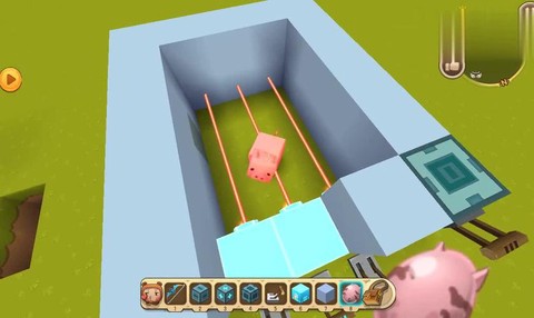 迷你世界怎么做自动烧烤机