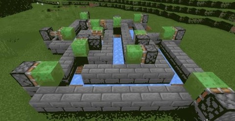 我的世界怎么做跑步机