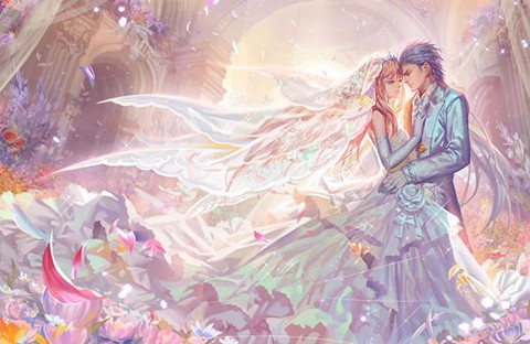 手游魔域怎么说话带花