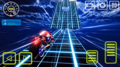 霓虹摩托车特技赛车图2