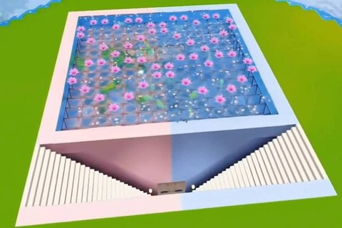 迷你世界水底怎么建房[图2]