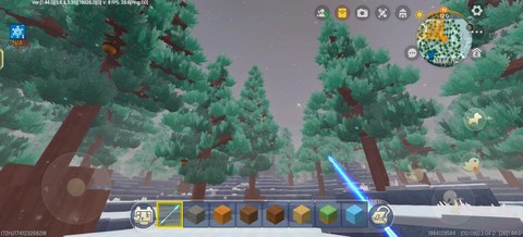 迷你世界怎么才能下雪