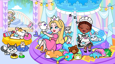 剪纸公主的梦幻城堡图1