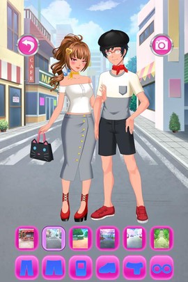 恋爱少女穿搭日记图2