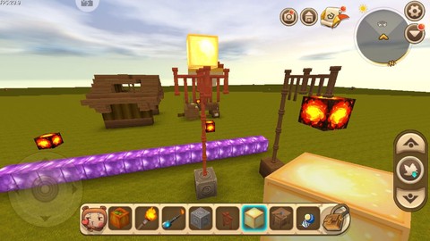 迷你世界如何建路灯