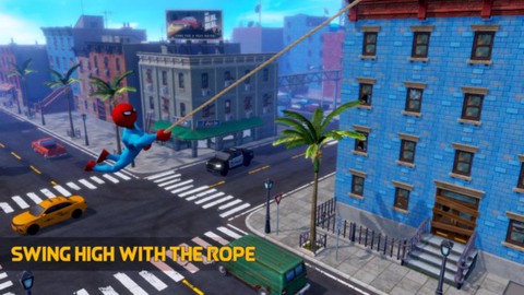 蜘蛛侠火柴人绳索英雄图2