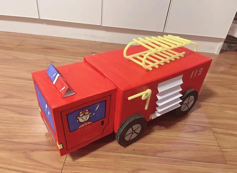 我的世界消防车怎么做