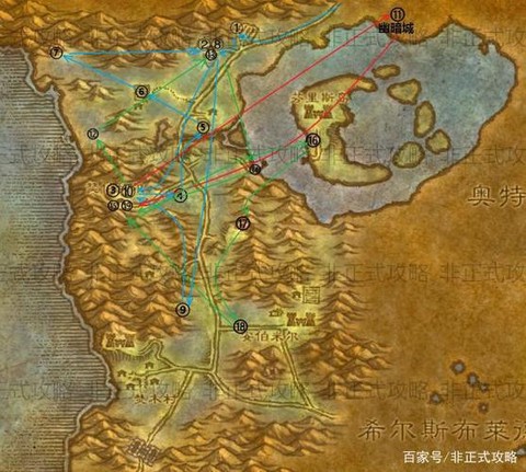 魔兽世界银松森林怎么去