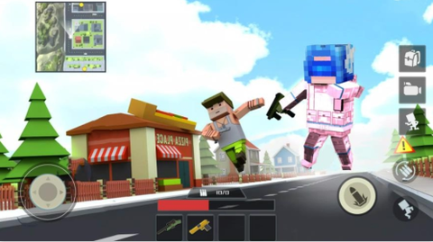 跳伞吃鸡生存图1