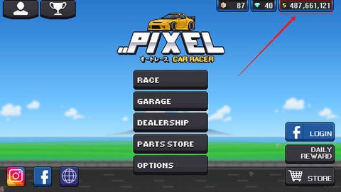 像素赛车手中文版图1