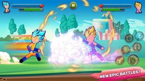 火柴人影龙战斗图2