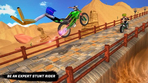 火柴人自行车骑手图2