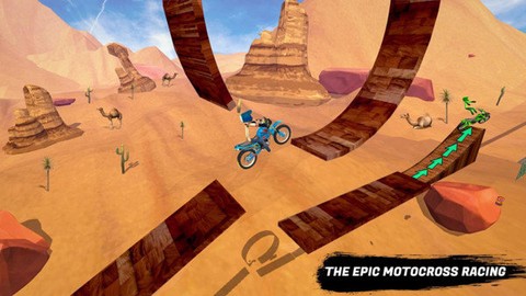 火柴人自行车骑手图3