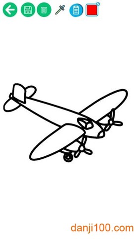 儿童交通填色绘画[图1]