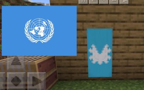 我的世界怎么做旗帜