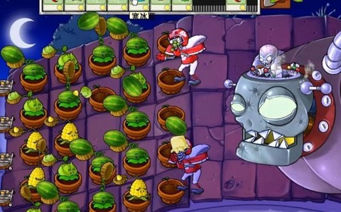 植物大战僵尸屋顶版图1