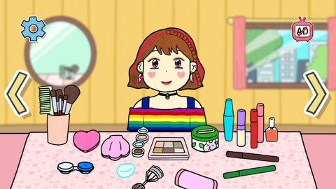 夏莉的化妆时装图1