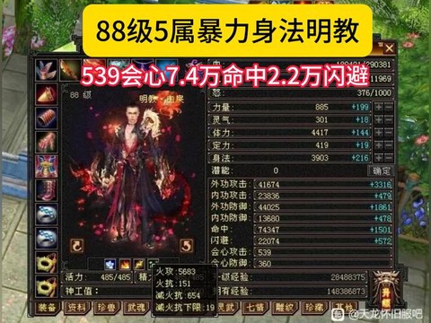 天龙八部打什么抗性