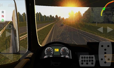 模拟真实卡车运输图1