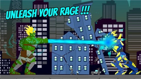 绿巨人摧毁城市图1