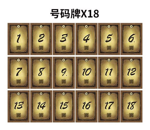 狼人杀号码牌什么意思