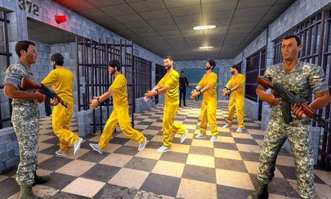 模拟武装押解囚犯图2