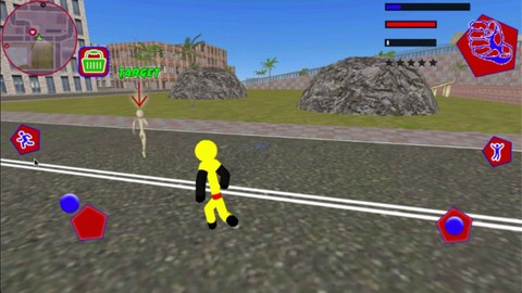 美国警察火柴人绳索英雄图3