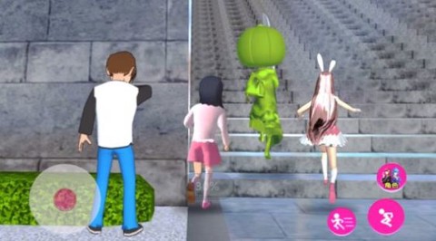 樱花女孩大战吸血鬼图2