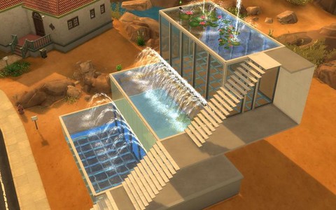 模拟人生4怎么建水池[图2]