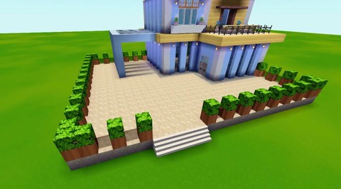 迷你世界的别墅怎么盖