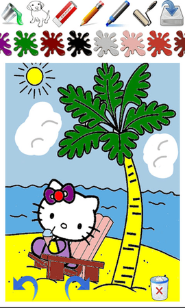 小公主画猫咪图1