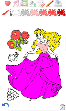 小公主画猫咪图2