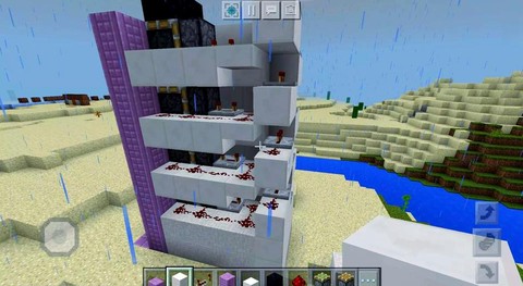 我的世界里怎么做电梯