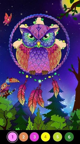 数字绘画彩色星球[图1]