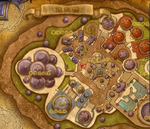 魔兽世界达拉然怎么去