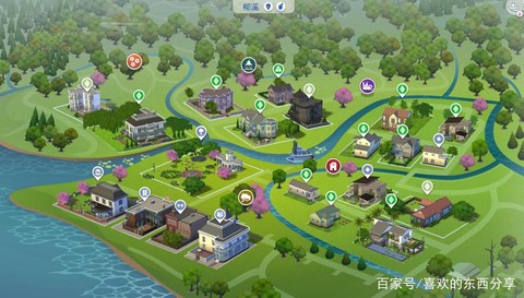 模拟人生4地图怎么看[图1]