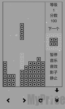 俄罗斯方块黑白版[图3]