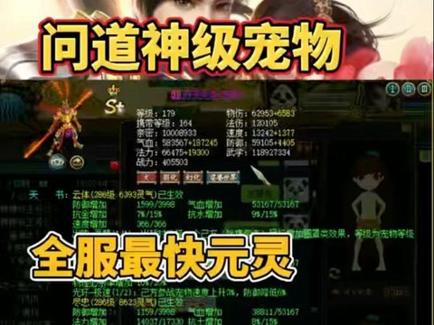 手游问道精怪怎么选字