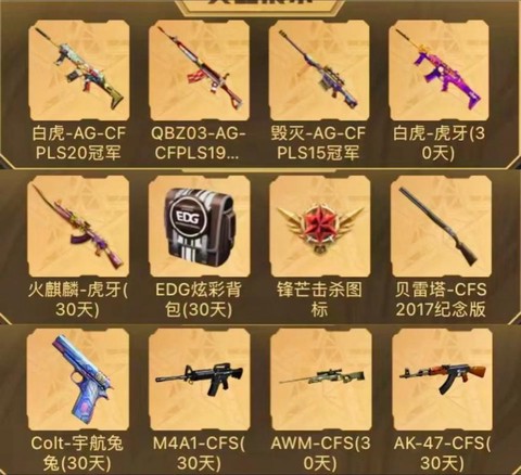 穿越火线怎么刷武器