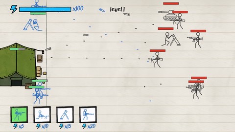 火柴人的纸上战争图1