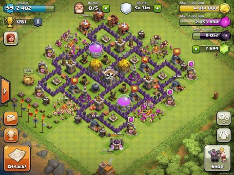 部落冲突怎么七本攒钱