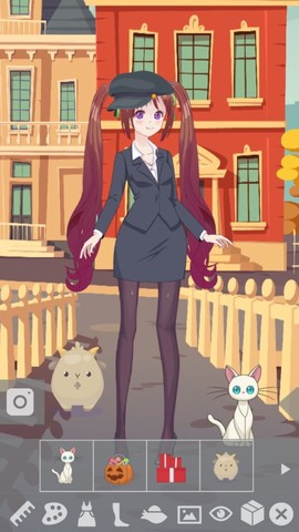 动漫女孩爱打扮图2