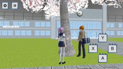 樱花校园恋爱换装图1