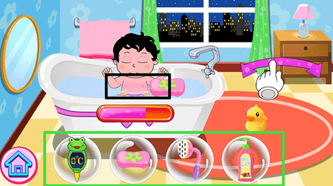 贝贝照顾婴儿宝宝[图1]