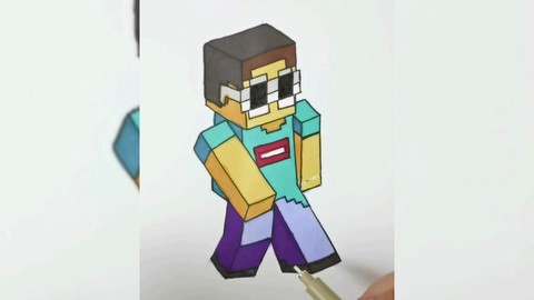 我的世界人物怎么画