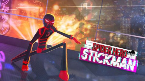 火柴蜘蛛丝超人图1