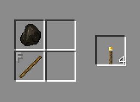 我的世界怎么做火把[图1]